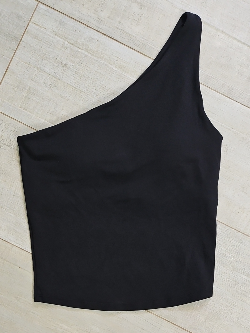 Black One-Shoulder Women’s Shirt